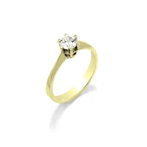 Engagement ring with 0.5ct lab grown diamond FLOREA Thumbnail