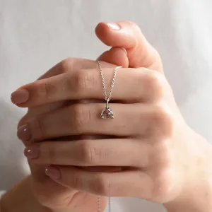 Minimalist rutilated quartz necklace TRIANGLE Thumbnail