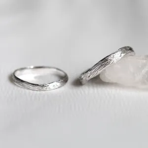 Gold twig wedding rings MIANA Thumbnail