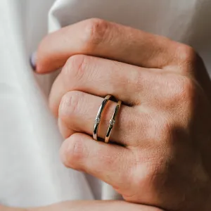 Minimalist diamond engagement ring HAIM Thumbnail