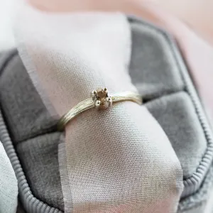 Unusual engagement ring with morganite MORGI Thumbnail