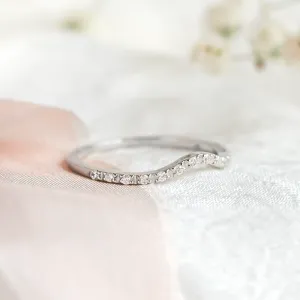 Gold eternity ring with diamonds TIEROS Thumbnail