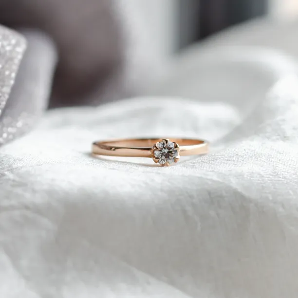 Engagement diamond ring 0.25ct FISKO Image