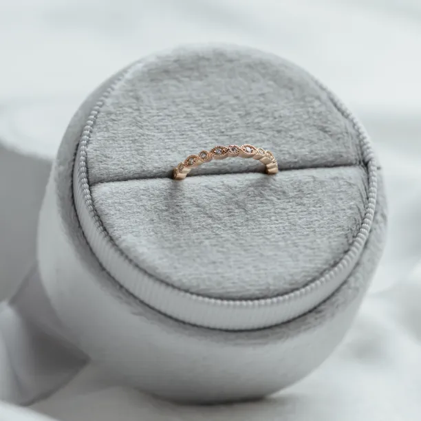 Vintage eternity ring with diamonds LATVIA Image