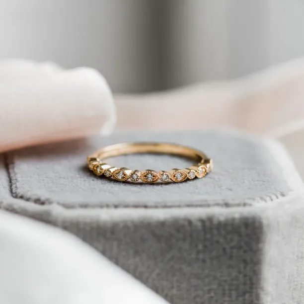Vintage eternity ring with diamonds LATVIA Image