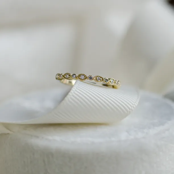 Vintage eternity ring with diamonds LATVIA Image