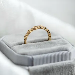 Vintage eternity ring with diamonds LATVIA Thumbnail