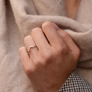 Vykrojený snubní prsten s diamanty HARRY Thumbnail