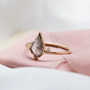 Kite salt'n'pepper diamond engagement ring SALLYX Thumbnail