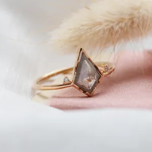 Kite salt'n'pepper diamond engagement ring SALLYX Thumbnail