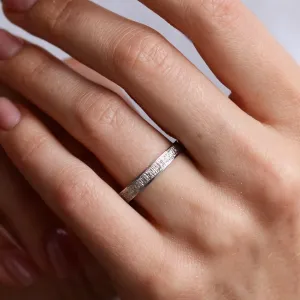 Original wedding bands with unusual relief ALBERO Thumbnail