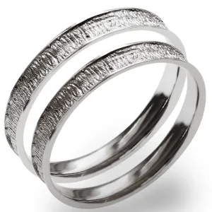 Original wedding bands with unusual relief ALBERO Thumbnail