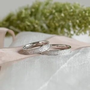 Unusual wedding bands with relief PERFORA Thumbnail