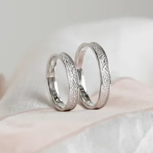 Unusual wedding bands with relief PERFORA Thumbnail