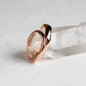 Irregular wedding bands in solid gold RUFFLE Thumbnail