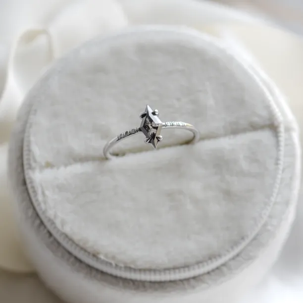 Engagement kite salt'n'pepper diamond ring GIANETTA Image