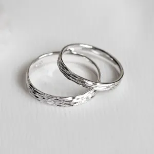 Original wedding bands with unusual surface MIA Thumbnail