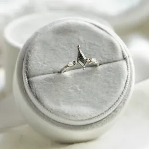 Kite salt and pepper diamant ve zlatém prstenu s baguette diamanty ARIANNA Thumbnail