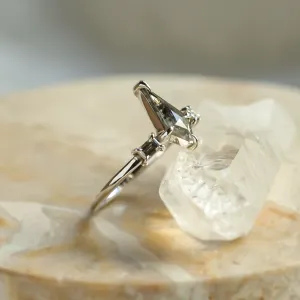 Kite salt and pepper diamant ve zlatém prstenu s baguette diamanty ARIANNA Thumbnail