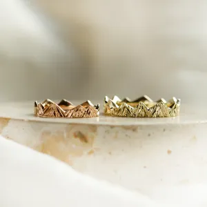 Nontraditional mountain wedding bands DOLOMITY Thumbnail