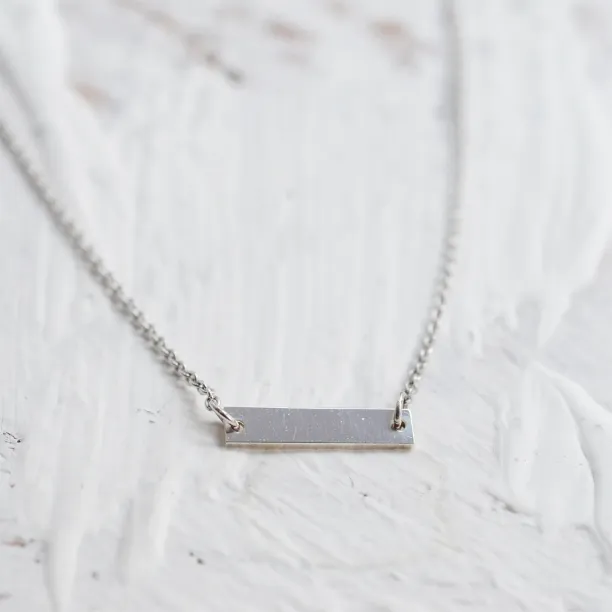 Gold minimalist necklace BARE Image