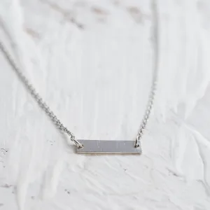 Gold minimalist necklace BARE Thumbnail
