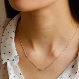 Gold minimalist necklace BARE Thumbnail