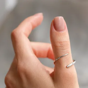Zlatý spirálovitý prsten s diamanty CHIARA Thumbnail