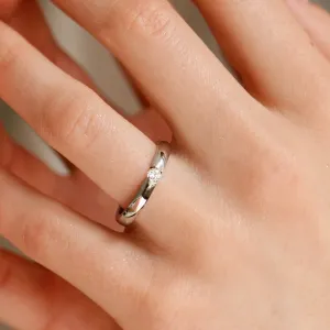 Gold diamond tension ring NOVIK Thumbnail