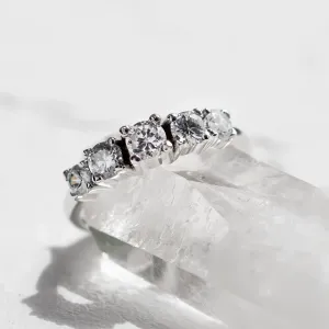 Zlatý zásnubní prsten s pěticí diamantů NICOLAS Thumbnail