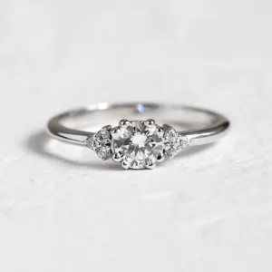 Gold engagement ring with diamonds MONYS Thumbnail