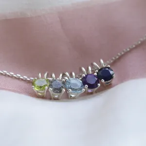 Simple natural rutilated quartz pendant KAYLEIGH Thumbnail
