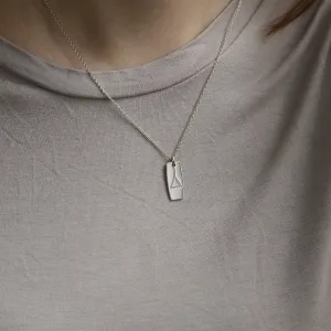 Stříbrný přívěsek s gravírem GEOMETRY Thumbnail