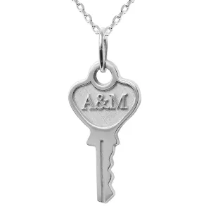 Silver key pendant HANU Thumbnail