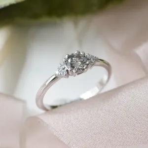 Gold ring with salt and pepper diamond 0.5ct MONNY Thumbnail