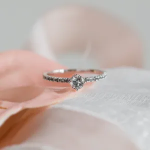 Zlatý prsten s diamanty salt and pepper SANI Thumbnail