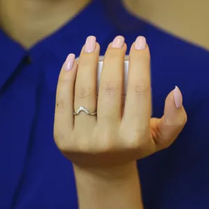 Vykrojený prsten s diamanty HARIS Thumbnail