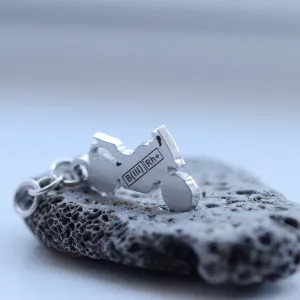 Men’s silver keychain with engraving SERI Thumbnail