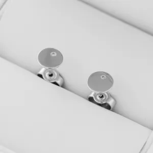 VIOLY gold and diamonds stud earrings for everyday life Thumbnail