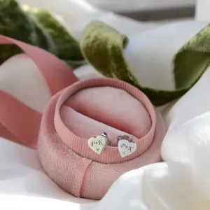 SVETTE name silver diamond earrings Thumbnail