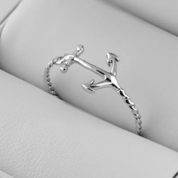 Simple gold anchor ring COMFO Image