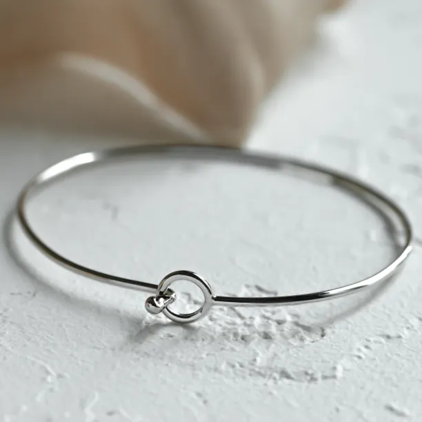 Solid gold open cuff bracelet FARET Image