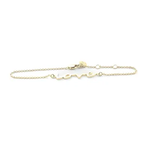 Gold bracelet with custom inscription Hamna Thumbnail