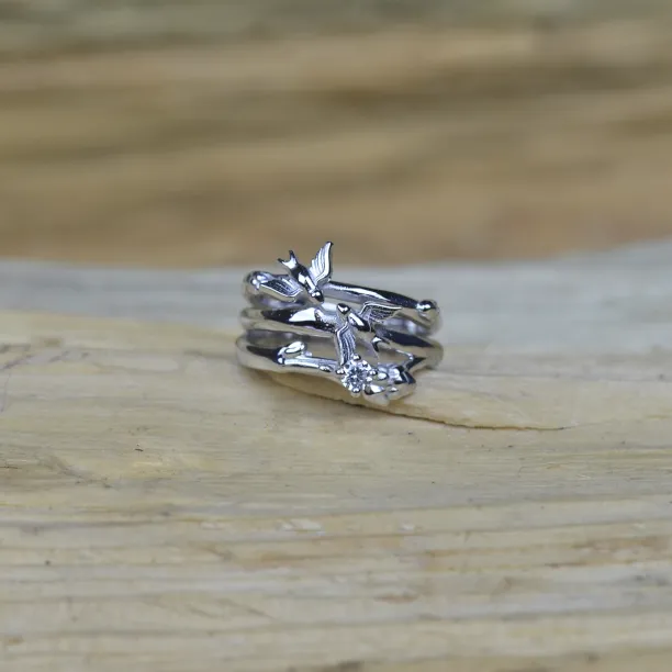 Silver ring with zirkon GINA Image