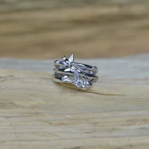 Silver ring with zirkon GINA Thumbnail