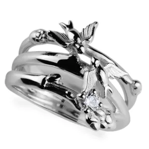 Silver ring with zirkon GINA Thumbnail