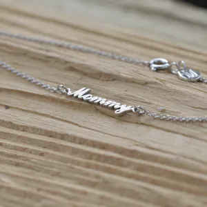 Personalised silver bracelet with name BEA Thumbnail
