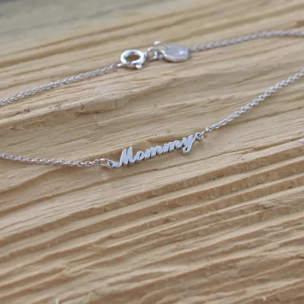 Gold personalised bracelet with name BEA Image