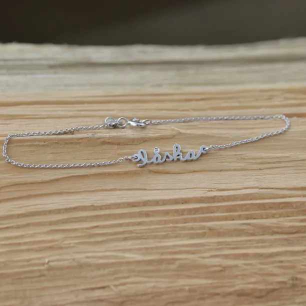 Silver bracelet with diamond TRISH Image
