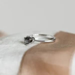 ELLERY salt and pepper diamond ring 0.5ct  Thumbnail